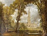 John Constable Salisbury Cathedral painting